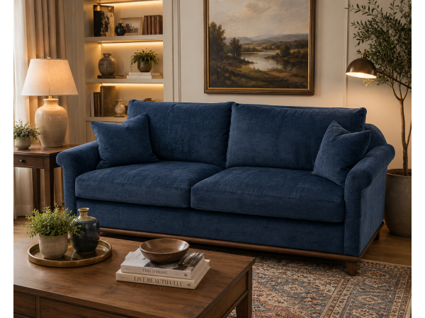 martine pillowback sofa fabric
