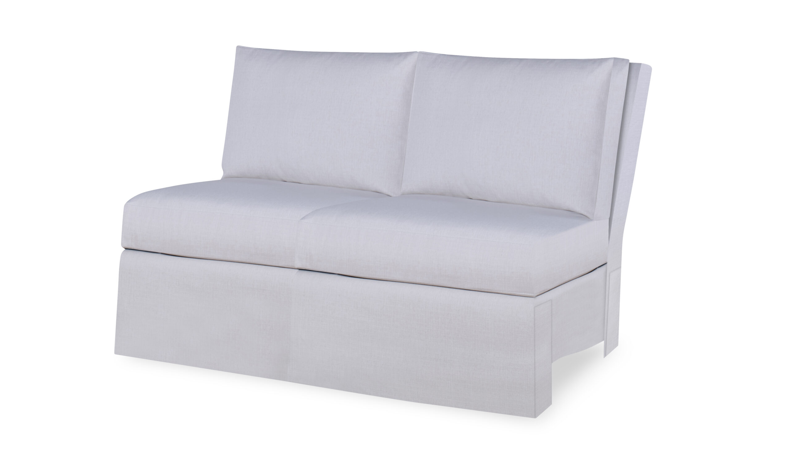 LTD5294-82SK - Sloane Skirted Armless Love Seat