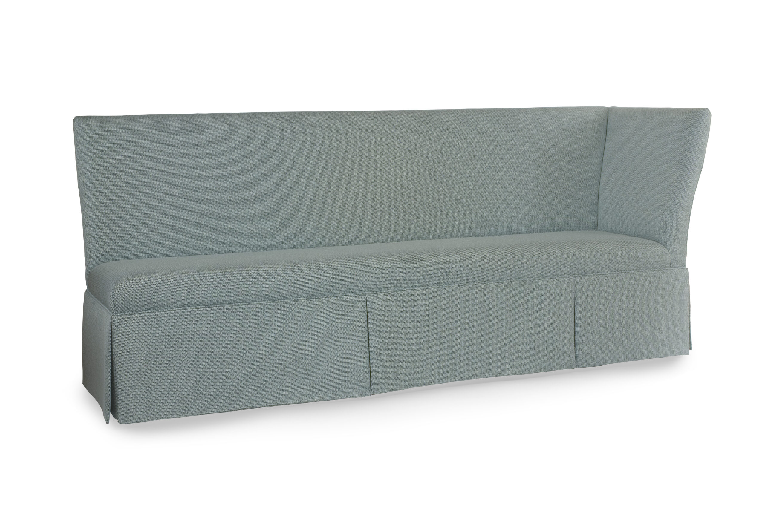 3382-1-SK - Layla 29" To 48" Skirted Raf Corner Banquette