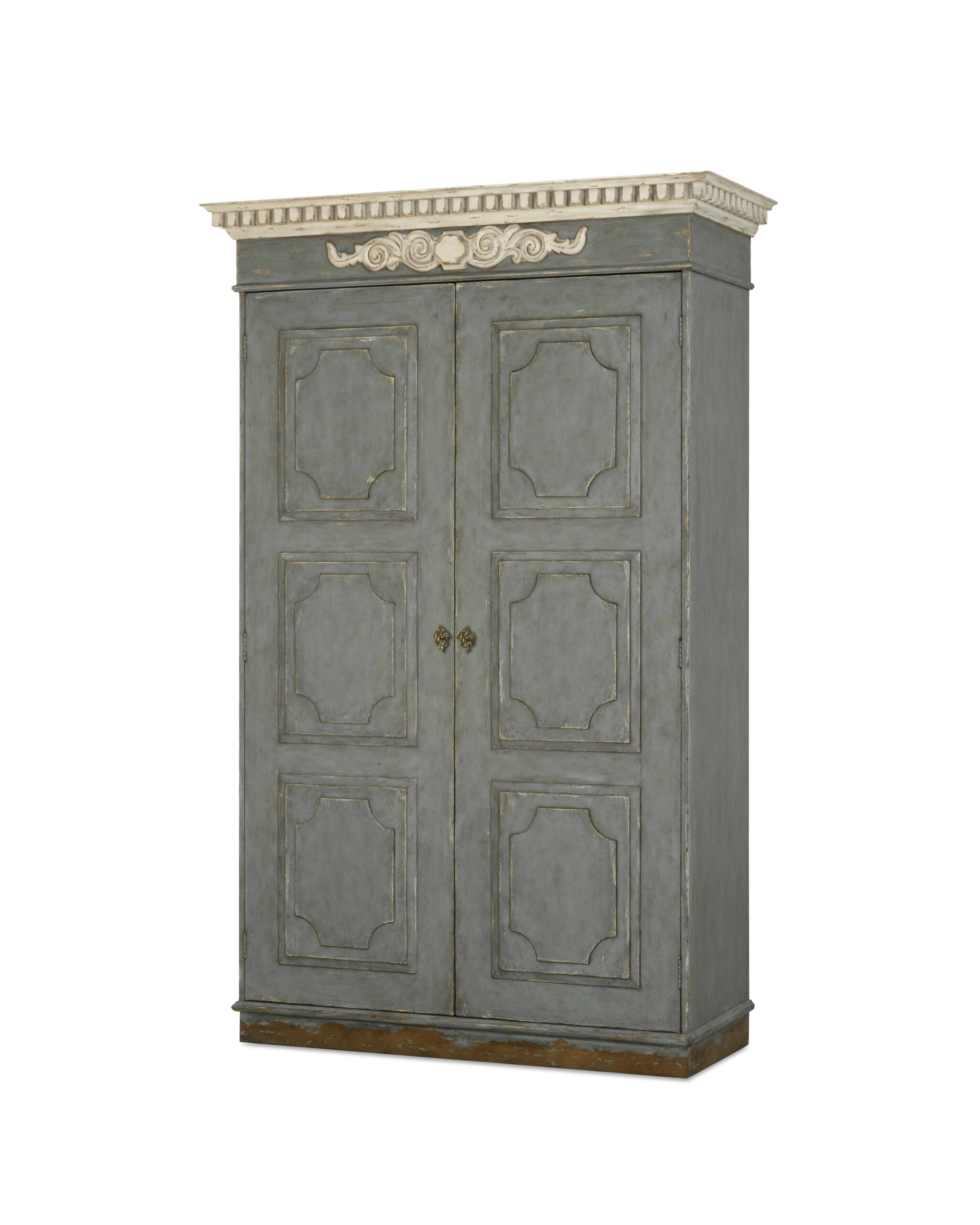 TSA-774-V1 - Fountainebleau Wardrobe - Swedish Aged Slate