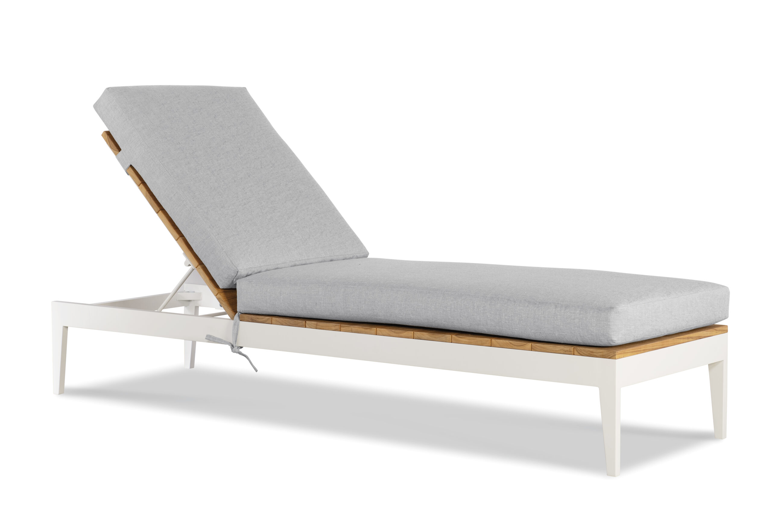 D8A-3502-V1 - Ronan Poolside Aluminum/Teak Chaise