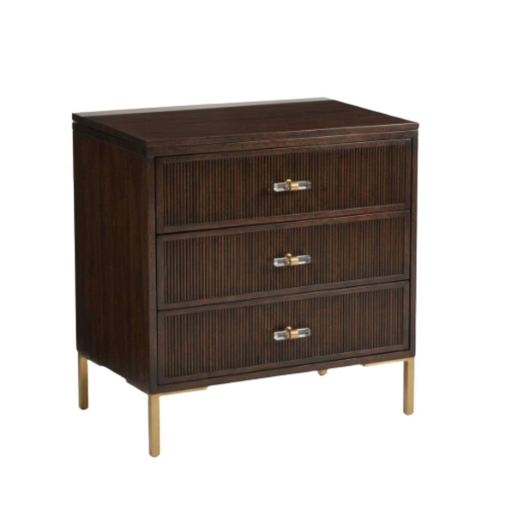 cr9 222 details three drawer nightstand