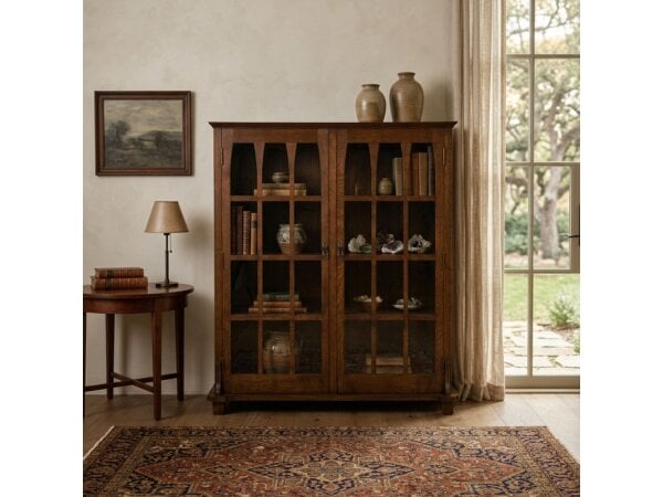 gus commemorative bookcase