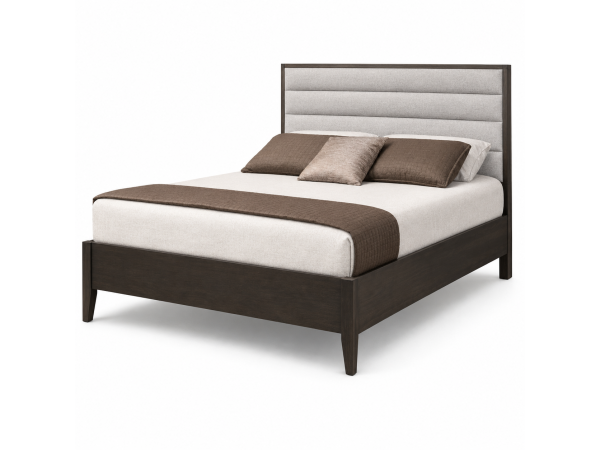 belmont king bed with fabric headboard & 17’’ wraparound footboard