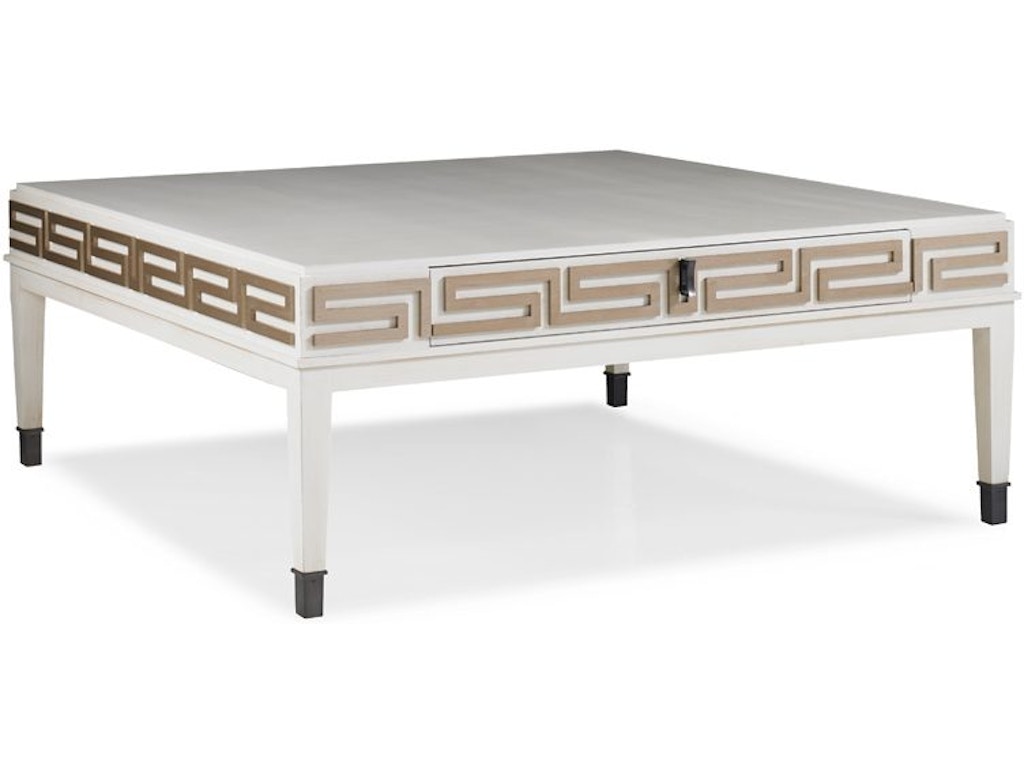 Greek Key Cocktail Table