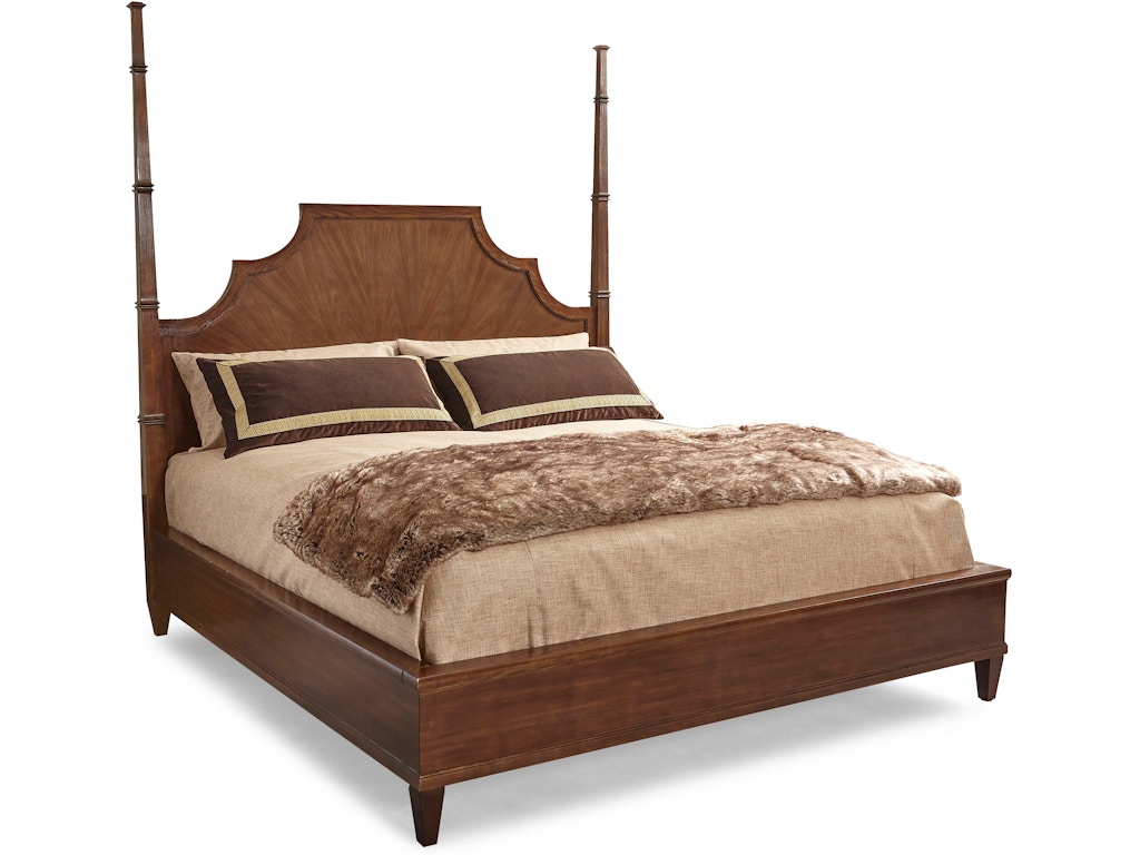 Mazie King Wood Bed