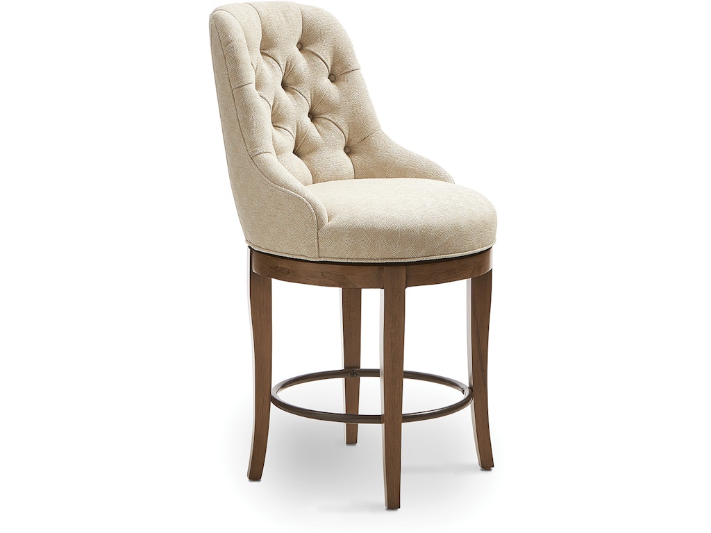 37-2-24ms_corbin_woodoatm_putty_1022_hr_69034 Corbin Tufted Back Memory Swivel - Image 1