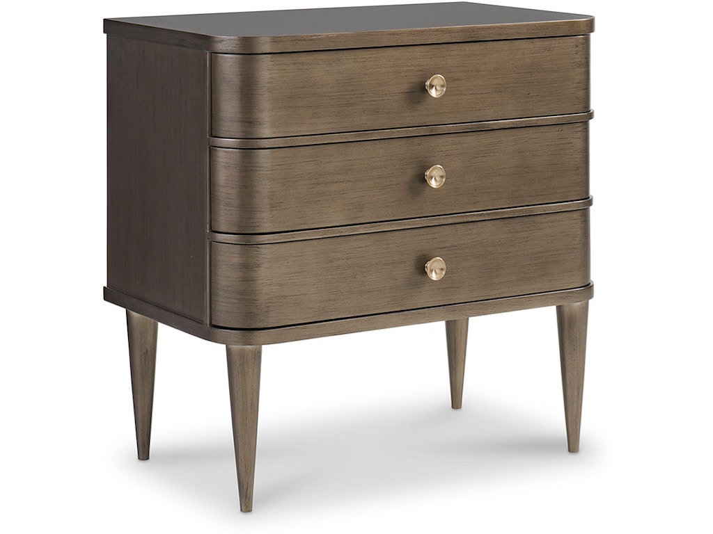 Novella Three Drawer Nightstand