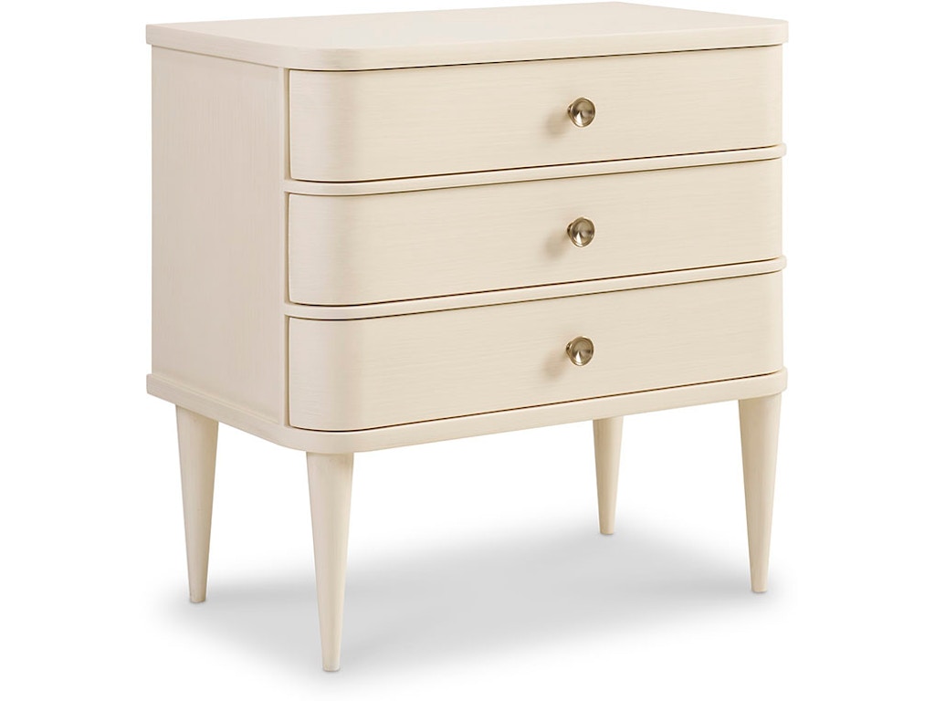 Novella Three Drawer Nightstand