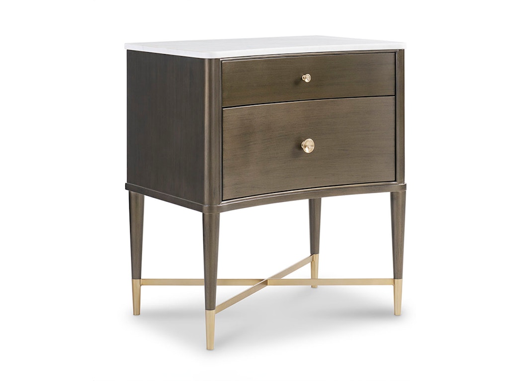 Novella Nightstand With Stone Top