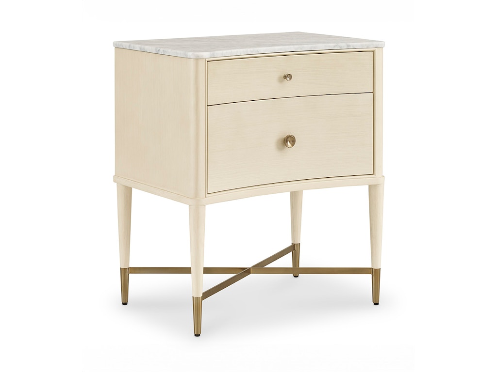 Novella Nightstand With Stone Top