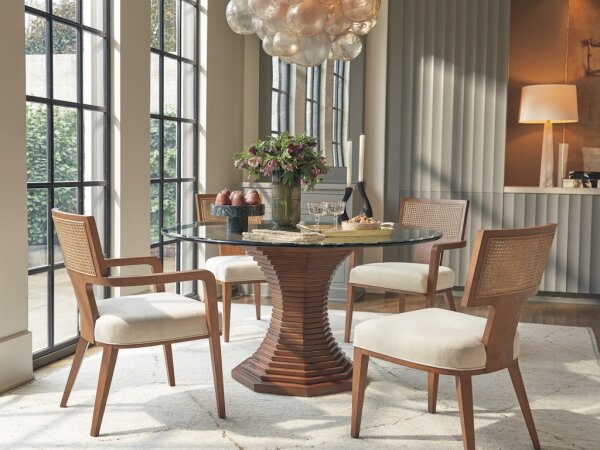 Cabrillo 54-Inch Glass Top Dining Table - Image 2
