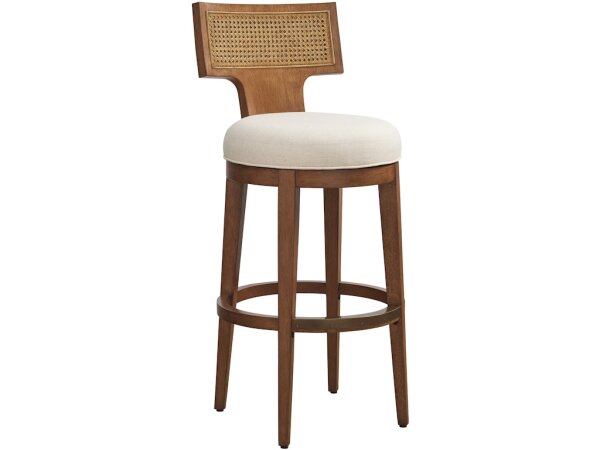 Calavera Custom Woven Swivel Bar Stool