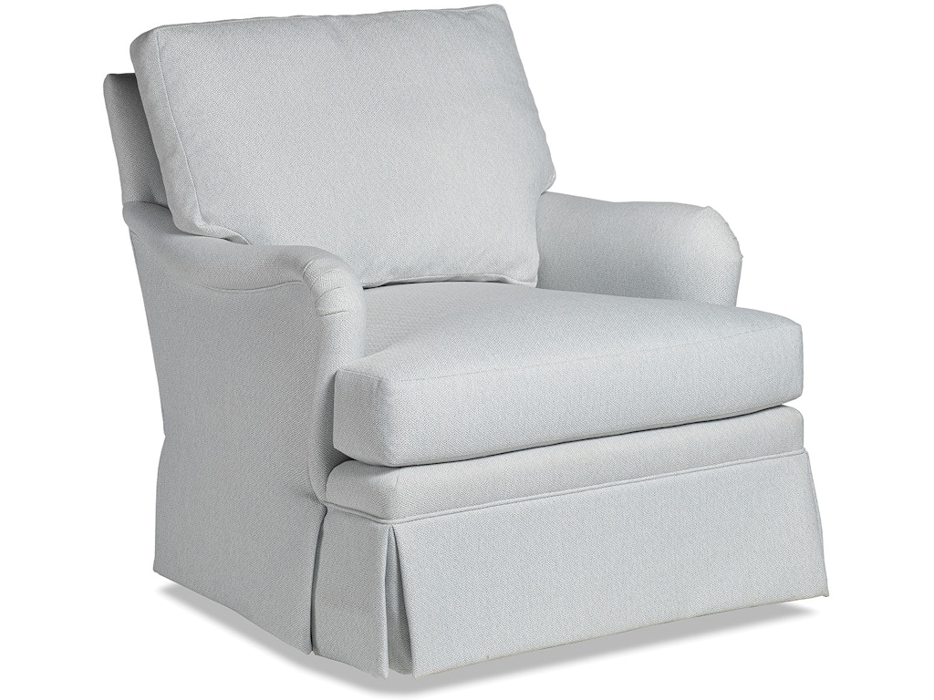 Simon Skirted Swivel Rocker