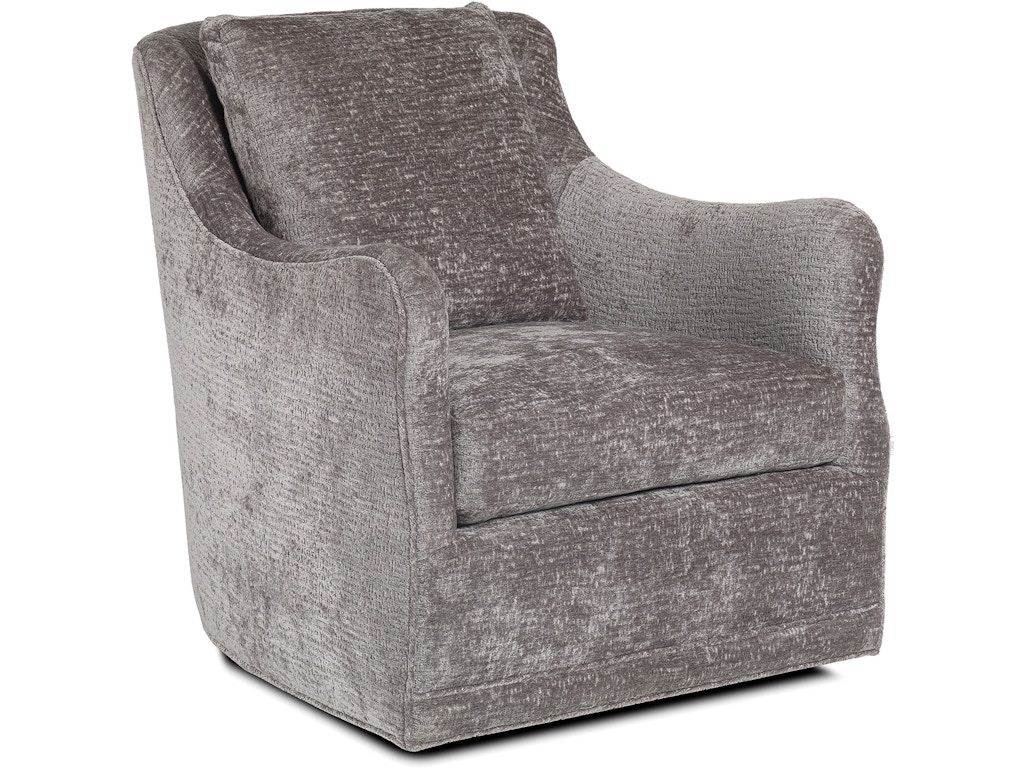 Arcadia Sculpted Arm Swivel Chair