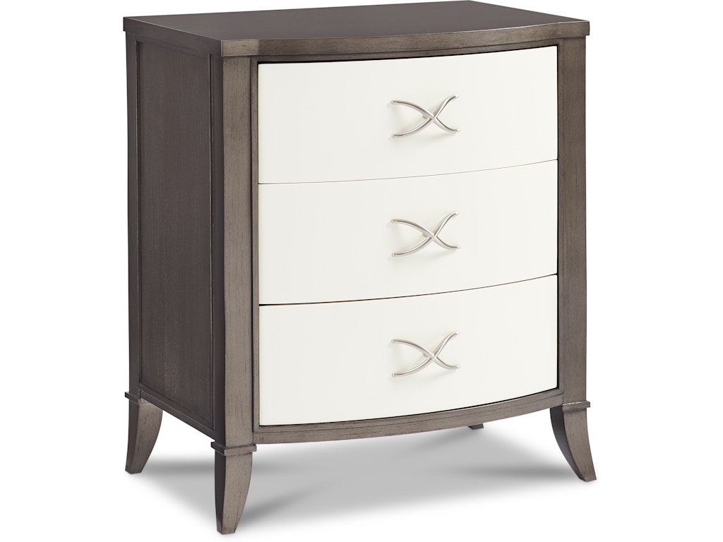 Carrington Three Drawer Nightstand
