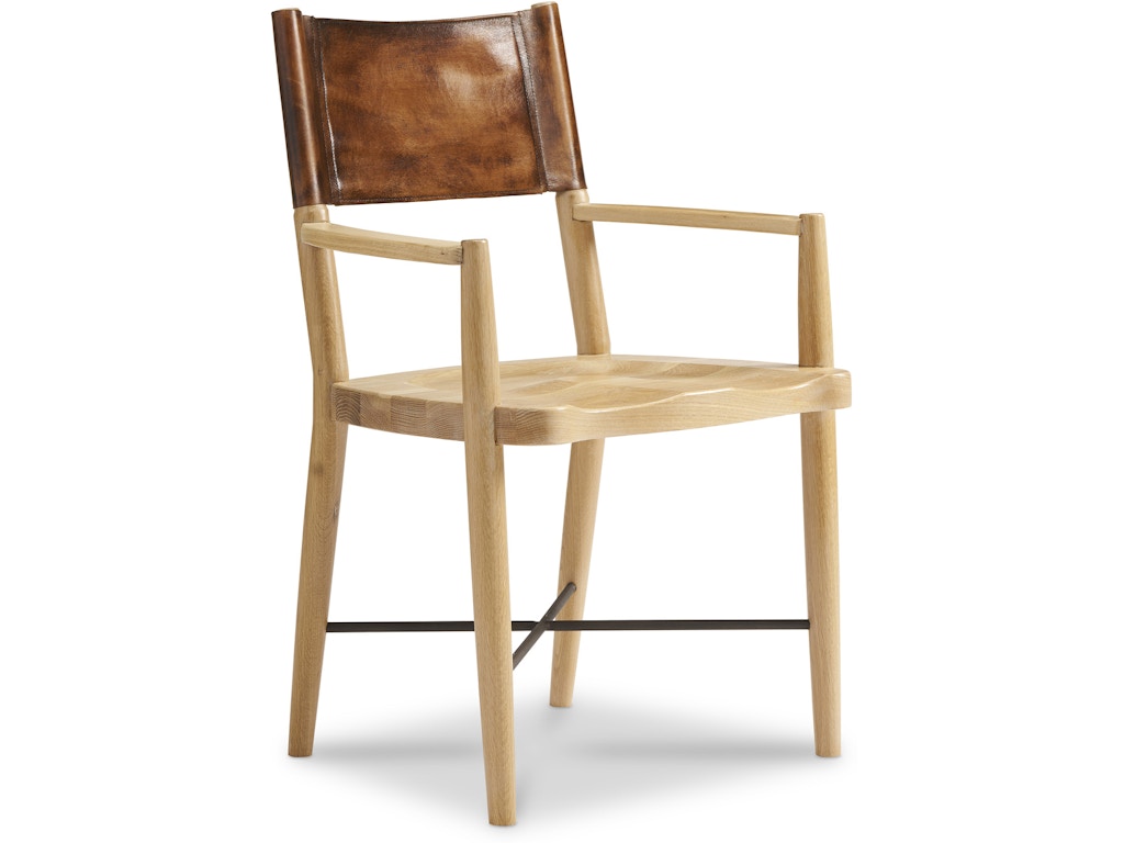 Rico Leather Back Arm Chair
