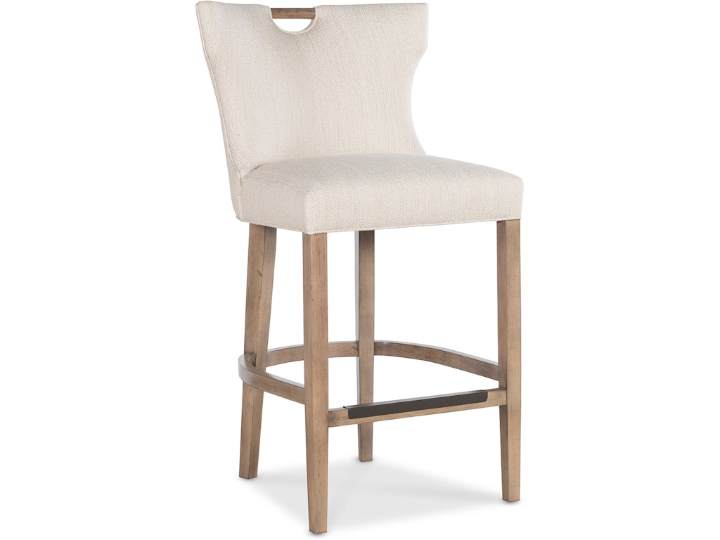 Gia Wood Handle Bar Stool