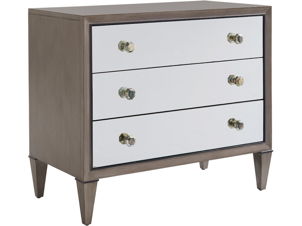 Divonne Mirrored Nightstand