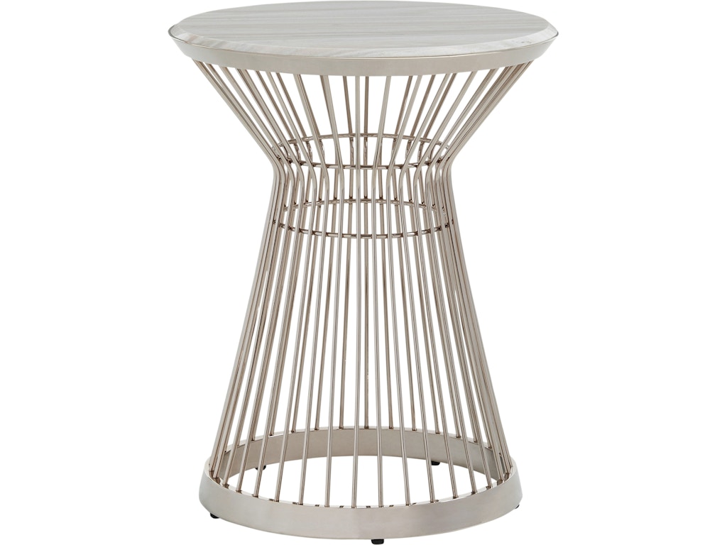 Martini Stainless Accent Table