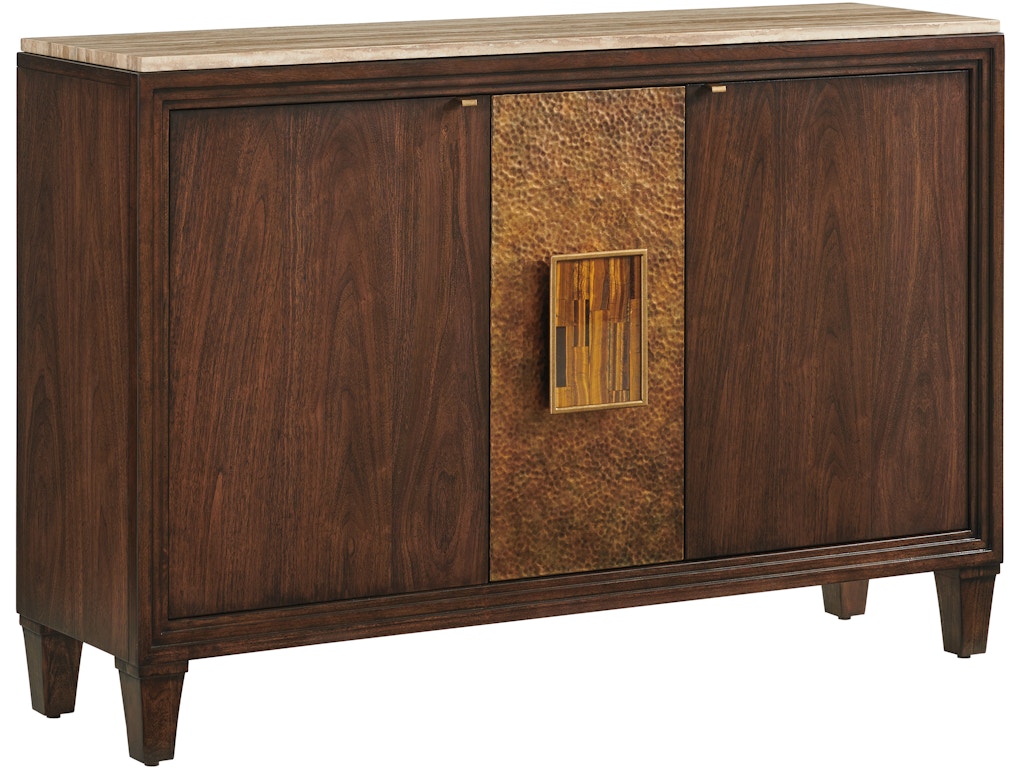 Santa Clara Hall Chest W/Stone Top