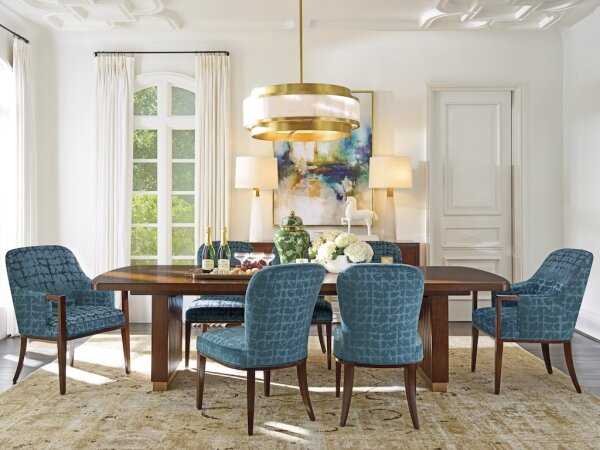 Portman Double Pedestal Dining Table - Image 2