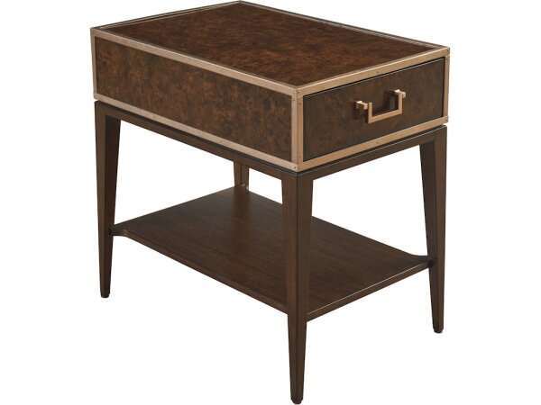 Shelton Box On Stand End Table