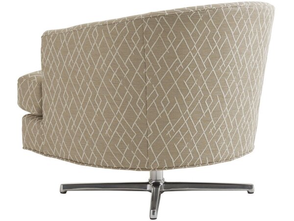 Graves Swivel Chair (Chrome) - Image 2