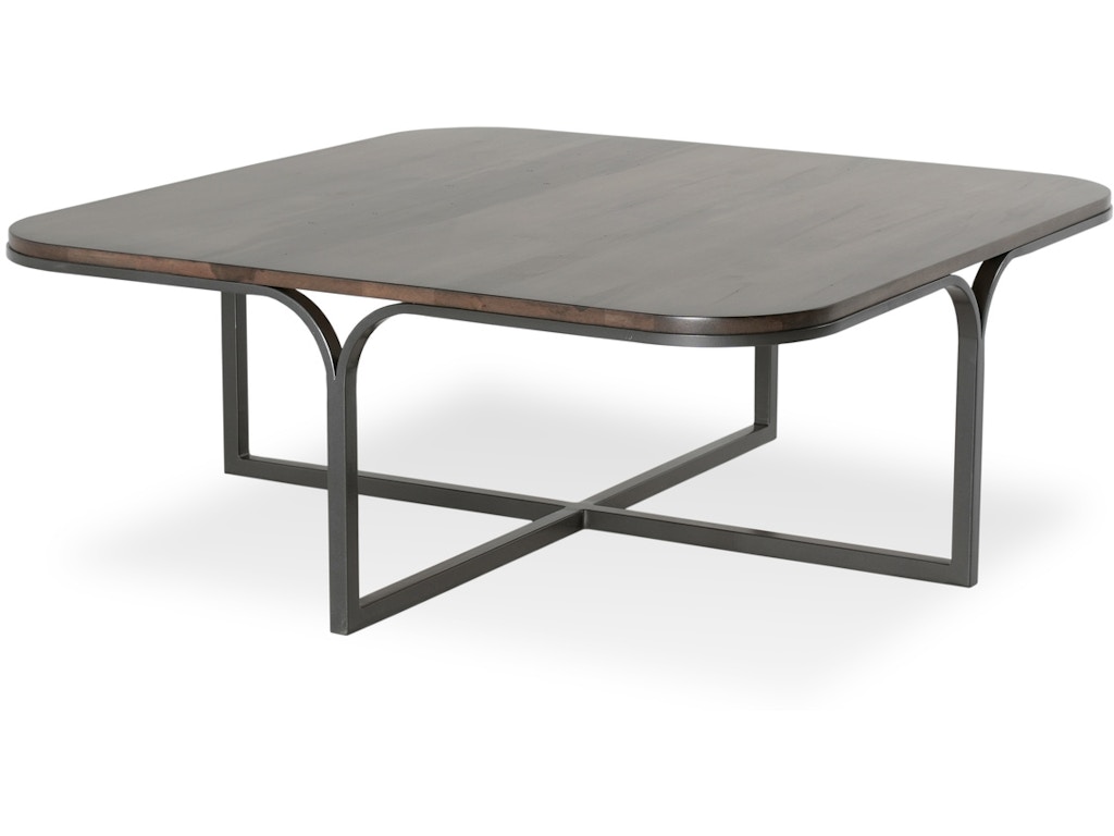 Wave 54" Square Cocktail Table