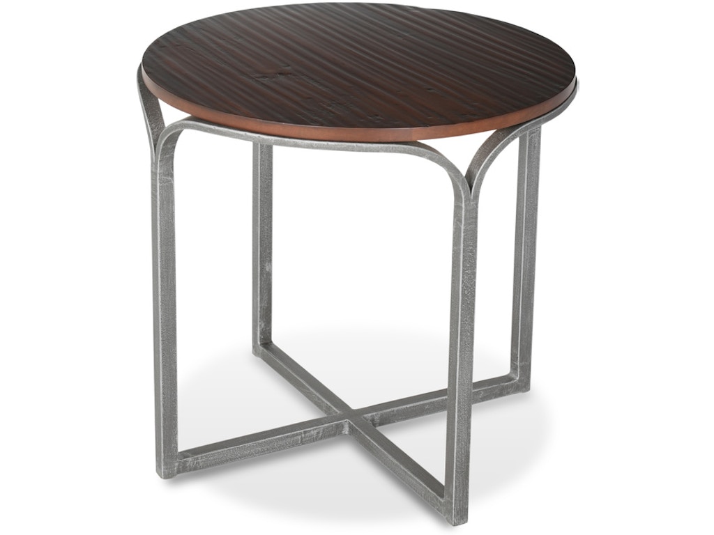Wave Round End Table