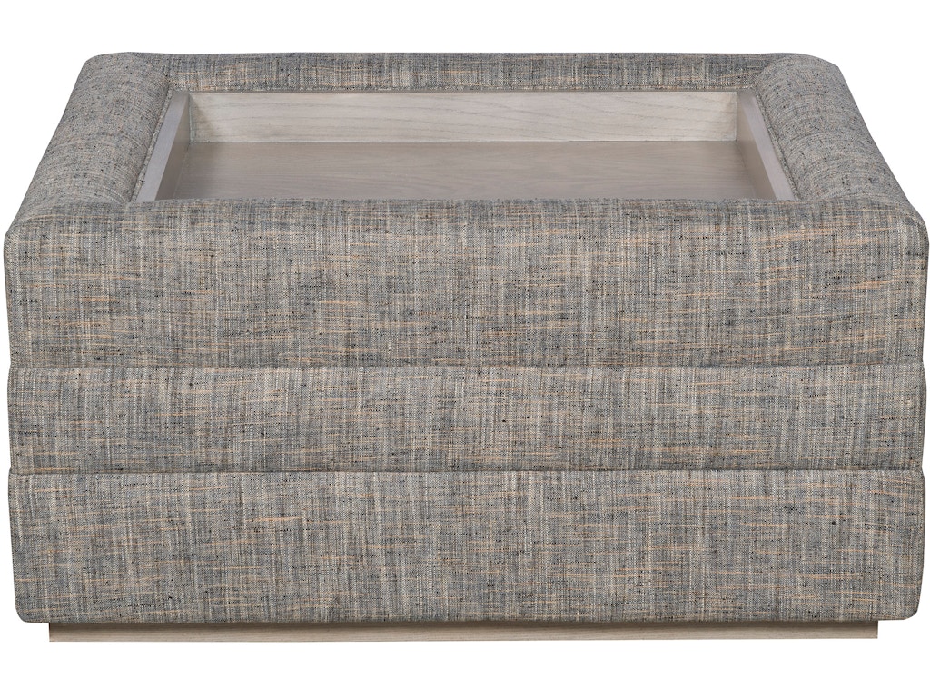Boyden Ottoman with Wood Tray