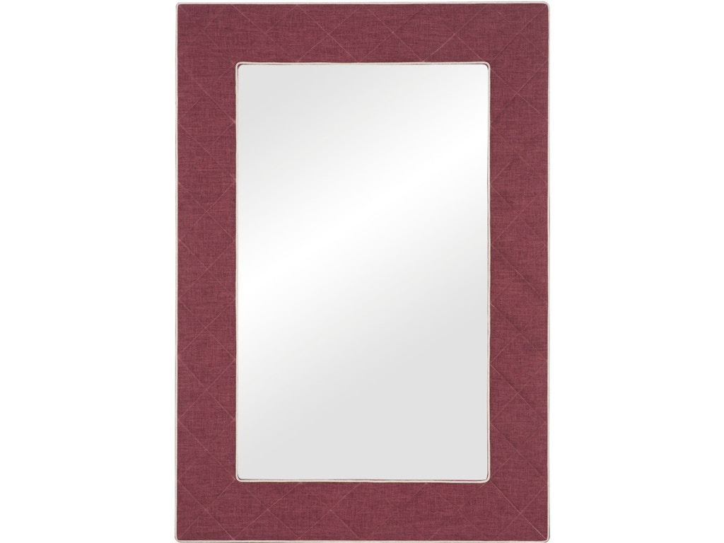 The Brewster Upholstered Button Quilted Mirror