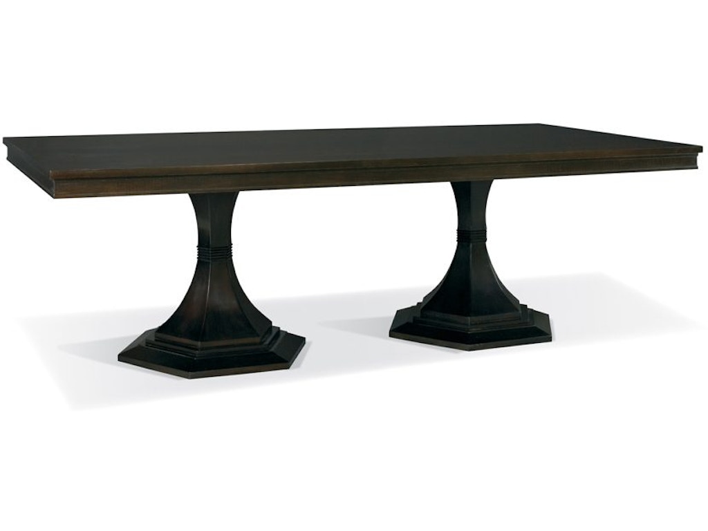 Double Pedestal Dining Table