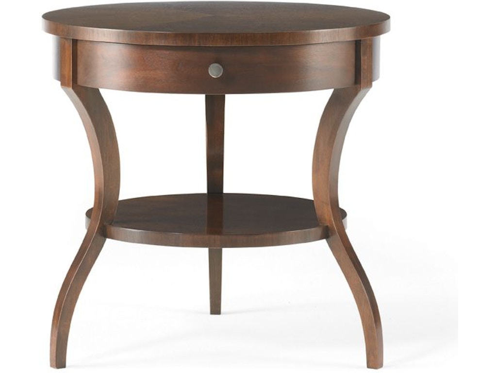 Tiered Round End Table