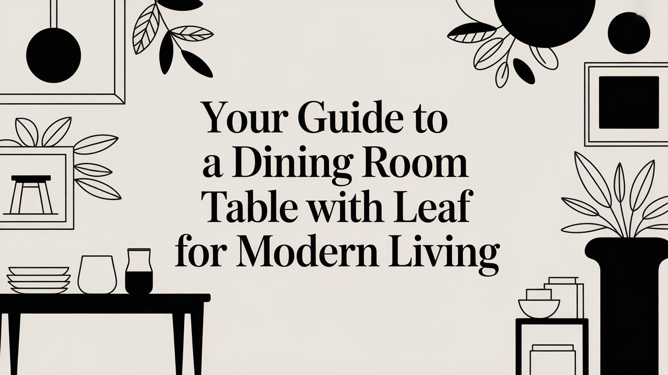 dining room table with leaf modern living