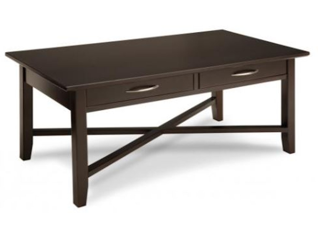 Demilune Rectangular Cocktail Table