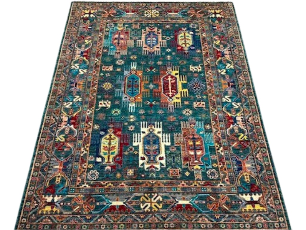 Afghan Tribal Rug. (5.6 x 8)