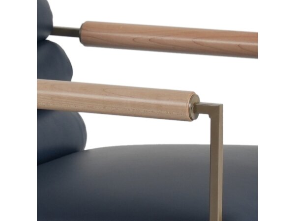 Piedmont Chair (Wooden Armrests) - Image 2
