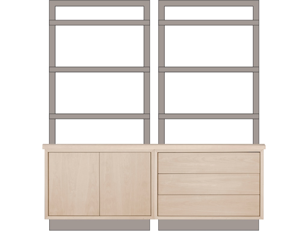 Baylor Home Office Etagere