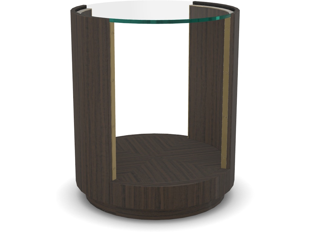 Axis III Round Lamp Table