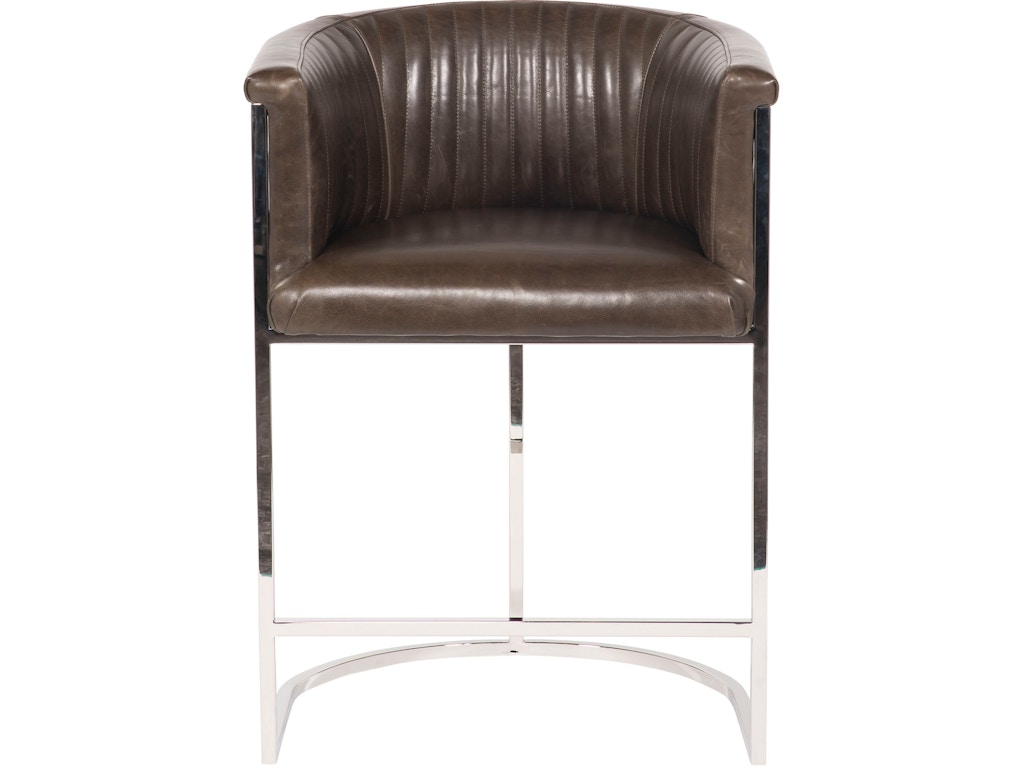 l972c-cs-mirror-polished-southwick-charc-ho Harrison Channel Back Metal Chair - Image 1