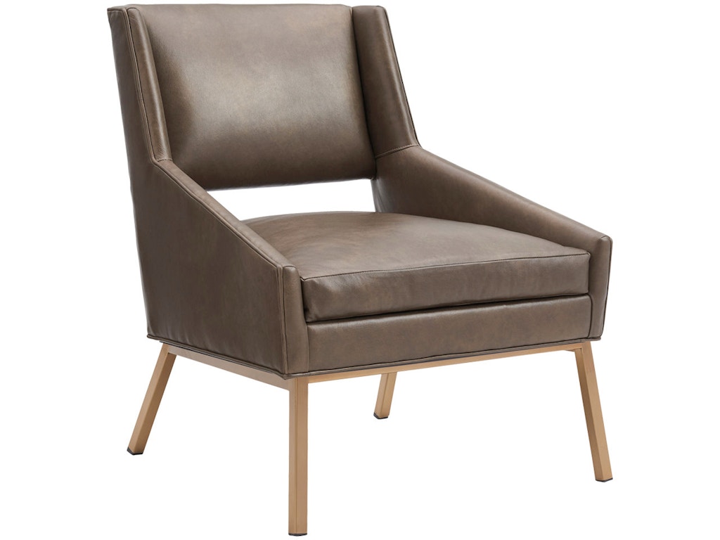 Amani Chair Leather (Brass)
