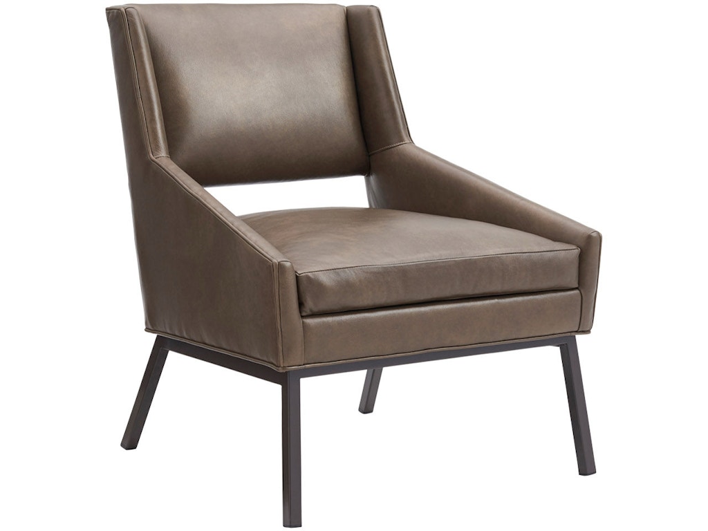 Amani Chair Leather (Charcoal)