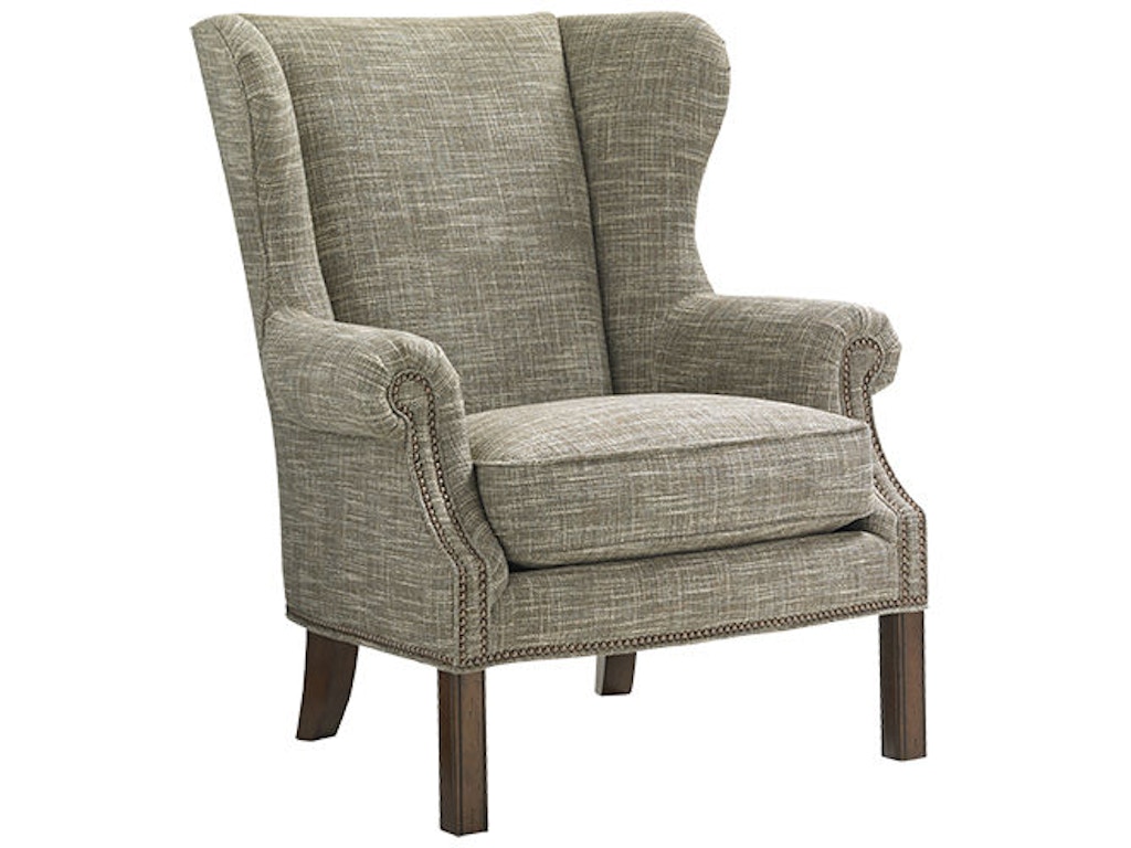 Logan Wing Chair - Leather
