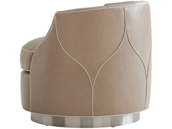 Robertson Leather Swivel Chair - Image 2