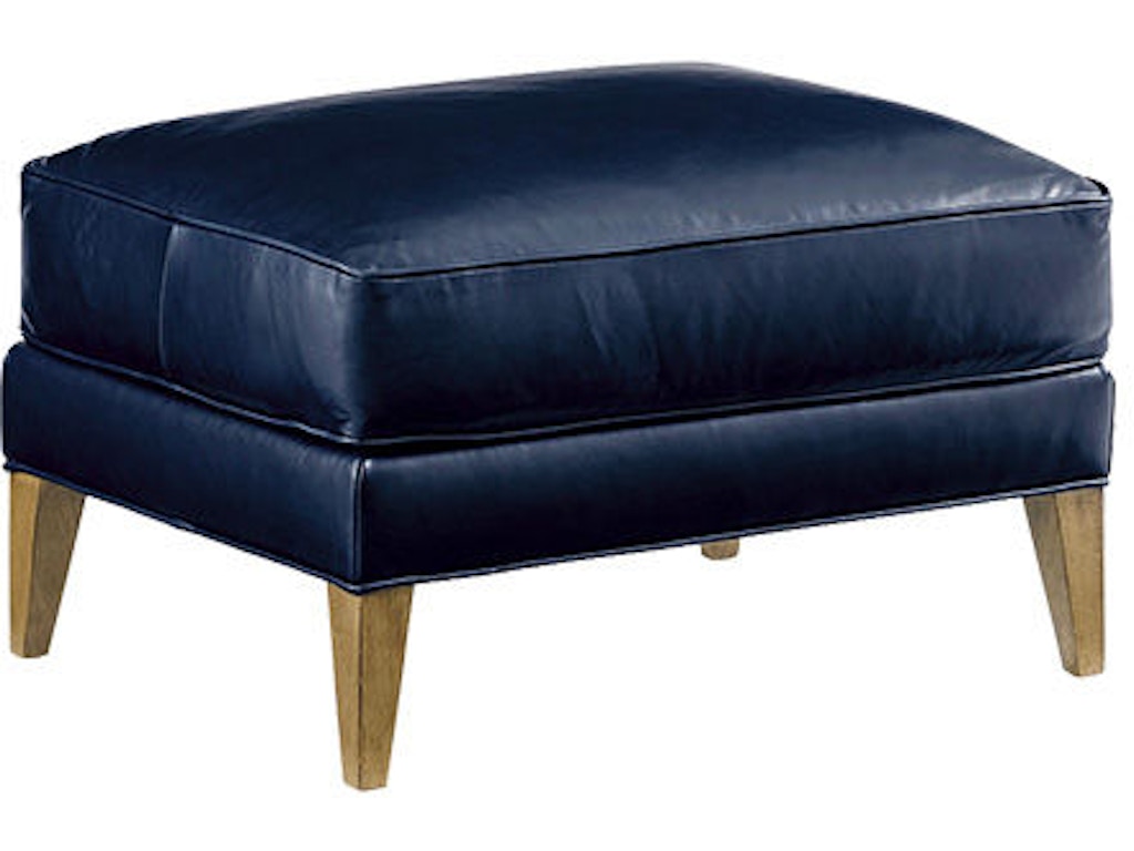 Coconut Grove Leather Ottoman