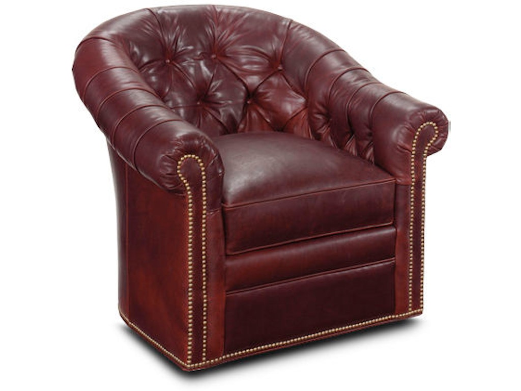 Robinson Leather Swivel Chair