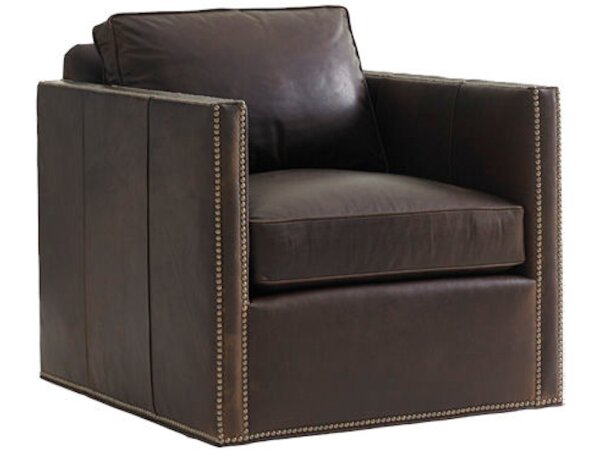 Hinsdale Leather Swivel Chair