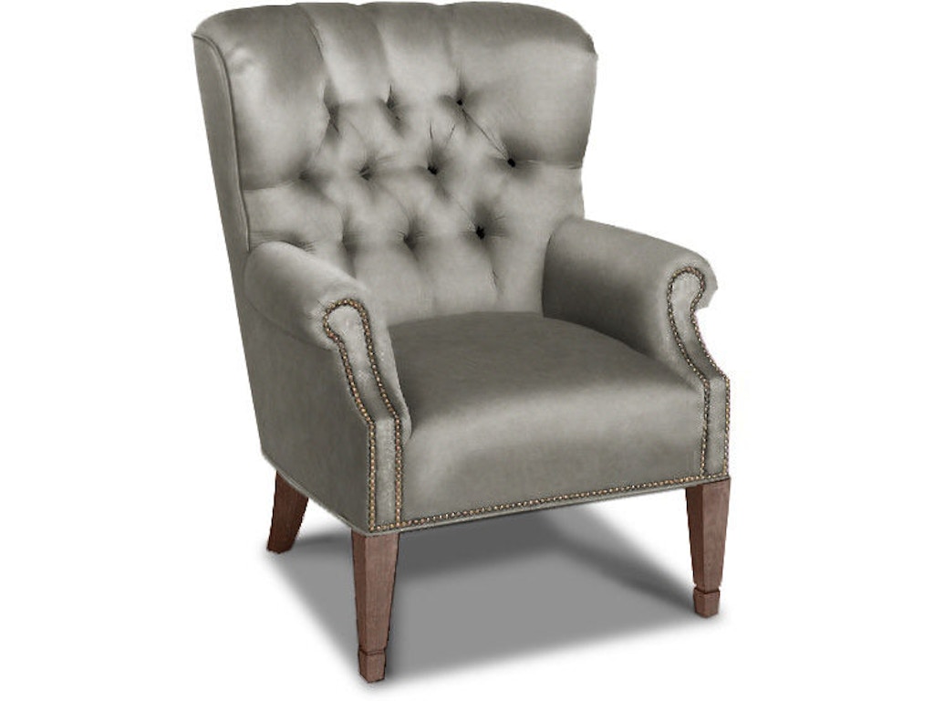 Wilton Leather Wing Chair