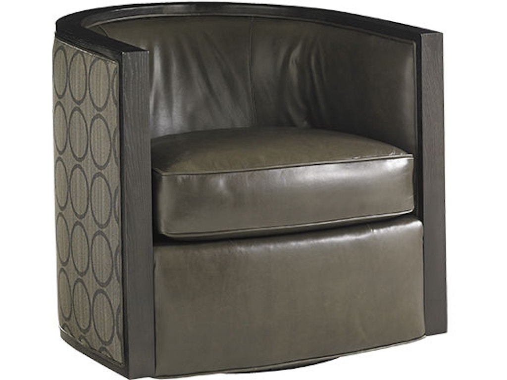 Palermo Swivel Chair - Leather